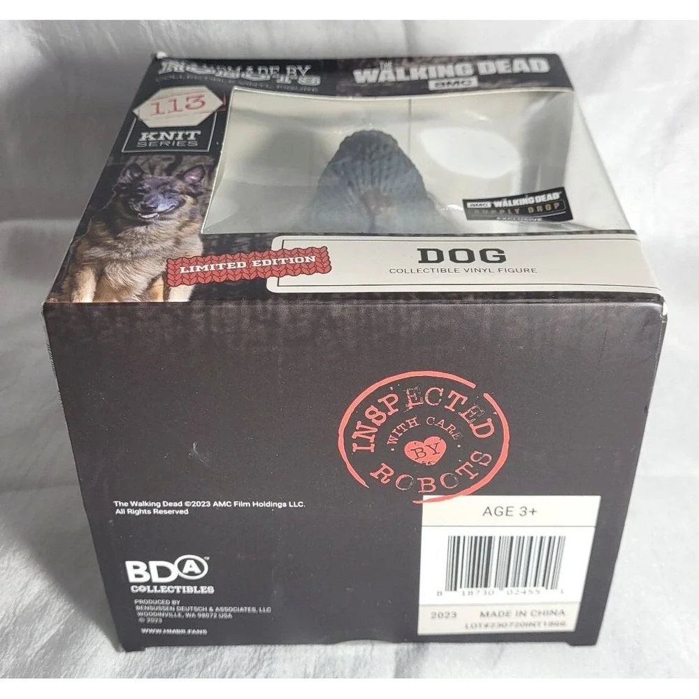 AMC TWD Handmade by Robots Knit Series Walking Dead‎ Dog Supply Drop Exclusive